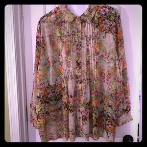 Floral Button-Down Shirt